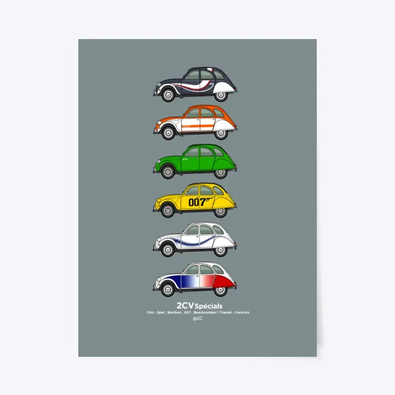 2CV Special editions collection